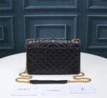 saint laurent envelope small bag in mix matelass grain de poudre embossed black gold 21cm 600195bow911000 h3ejr.jpg