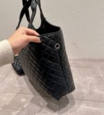 saint laurent icare shopping bag in quilted black silver 40cm appcb.jpg
