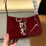 saint laurent le 5 a 7 patent hobo bag in shiny leather wine red 25cm b5njo.jpg