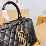 saint laurent leather leather handbag black 33cm kqiuy.jpg