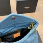 saint laurent loulou puffer small shoulder bag in blue denim 28cm i5qeo.jpg