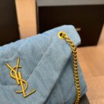 saint laurent loulou puffer small shoulder bag in blue denim 28cm oogzz.jpg