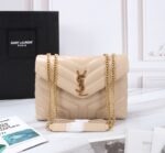 saint laurent loulou small chain bag in matelass y dark beige gold 25cm 494699dv7272721 jj58w.jpg