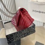 saint laurent loulou small chain bag wine red 25cm 33el2.jpg