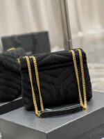 saint laurent loulou small flap bag suede black 25cm 9uqbi.jpeg