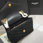 saint laurent loulou small flap bag suede black 25cm ikcdj.jpeg