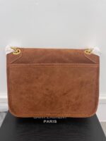 saint laurent niki baby chain bag in suede brown 6237483 vyztf.jpeg