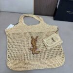 saint laurent raffia icare tote bag naturel and brown gold 45cm 772191gaaek2063 66kef.jpg