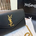 saint laurent uptown chain wallet in grain de poudre embossed black 19cm 6077881gf0j1000 gwmga.jpg