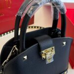 valentino garavani rockstud handbag in grainy leather black 21cm uhgq3.jpg
