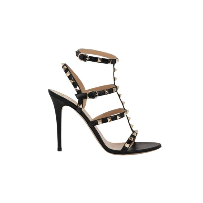 valentino garavani rockstud leather sandals black zgwtq.jpg