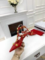 valentino garavani roman stud kitten heel pumps red luync.jpg