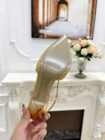 valentino garavani vlogo woven leather slingback pumps gold hv3wb.jpg