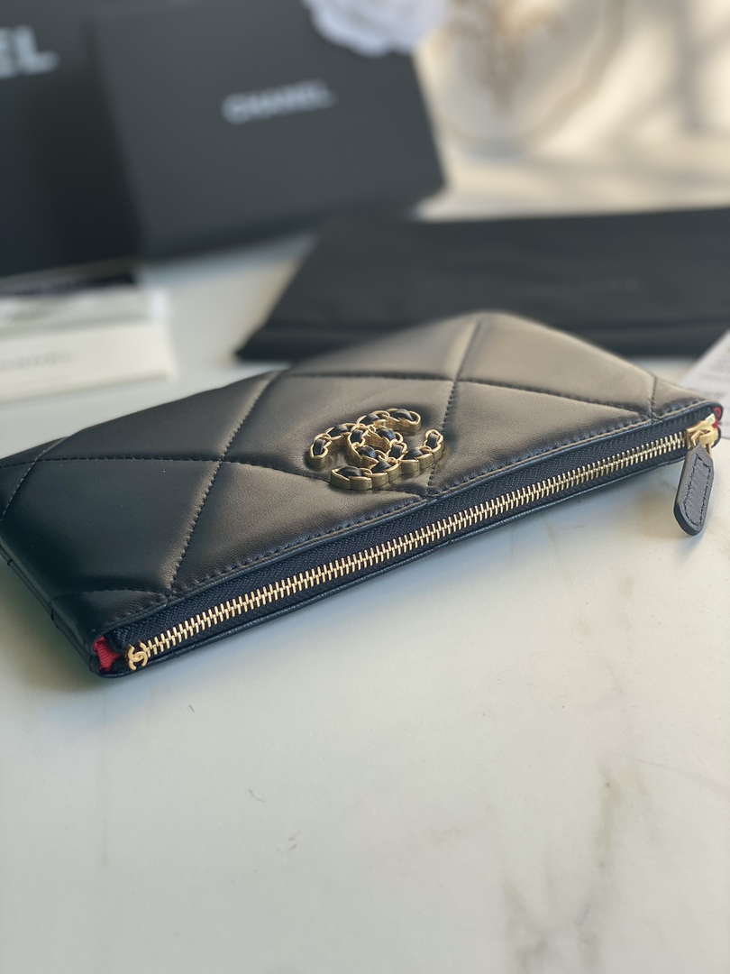CN AP1059 Pouche Lambskin bag Wallet Card Holder Black 3 chanel ap1059 pouche lambskin bag wallet card holder black 03 luxibags.ru .jpg