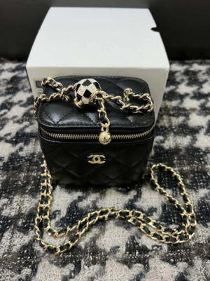 chanel ap1447 small vanity with chain calfskin black 001 luxibags.ru .jpg