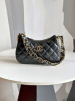 chanel ap3647 23k small hobo bag lambskin gold metal black 001 luxibags.ru .jpg