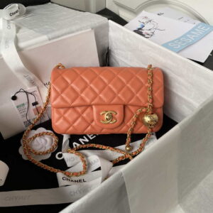 chanel as1787 mini flap bag lambskin orange gold 001 luxibags.ru .jpg