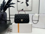 chanel as2431 mini flap black with pink lambskin bag with top handle gold 001 luxibags.ru .jpg
