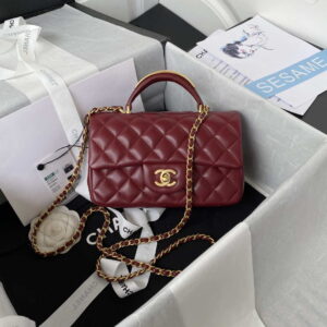 chanel as2431 mini flap wine red lambskin bag with top handle gold 001 luxibags.ru .jpg