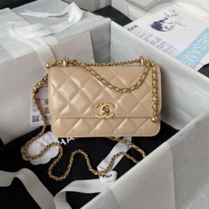 chanel as2615 woc wallet on chain with gold charm mini vintage calfskin bag apricot 001 luxibags.ru .jpg