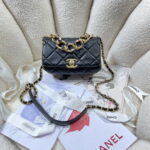 chanel as3365 mini flap bag 17cm lambskin black 001 luxibags.ru .jpg
