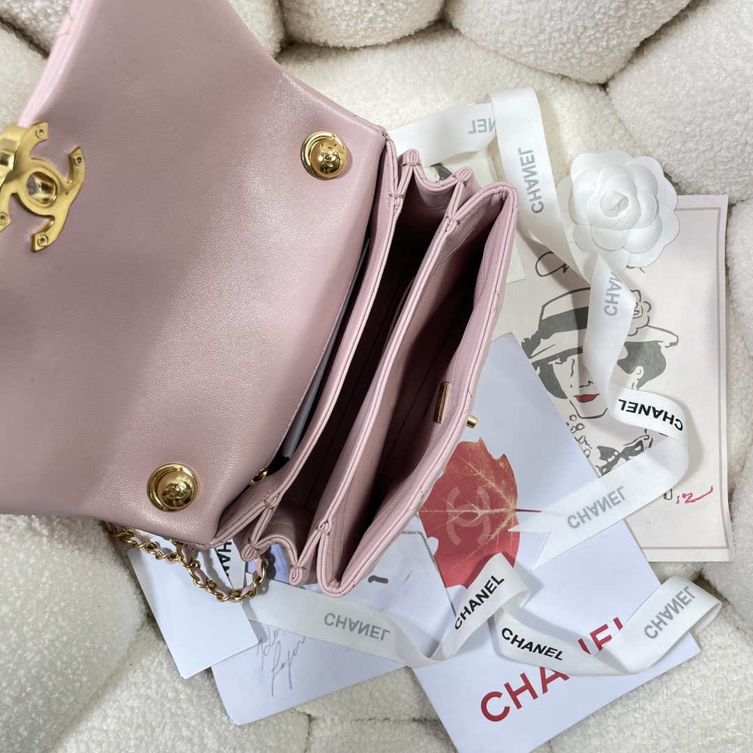 CN AS3366 Flap Bag 20cm Lambskin Pink 8 chanel as3366 mini flap bag 20cm lambskin 053 luxibags.ru .jpg