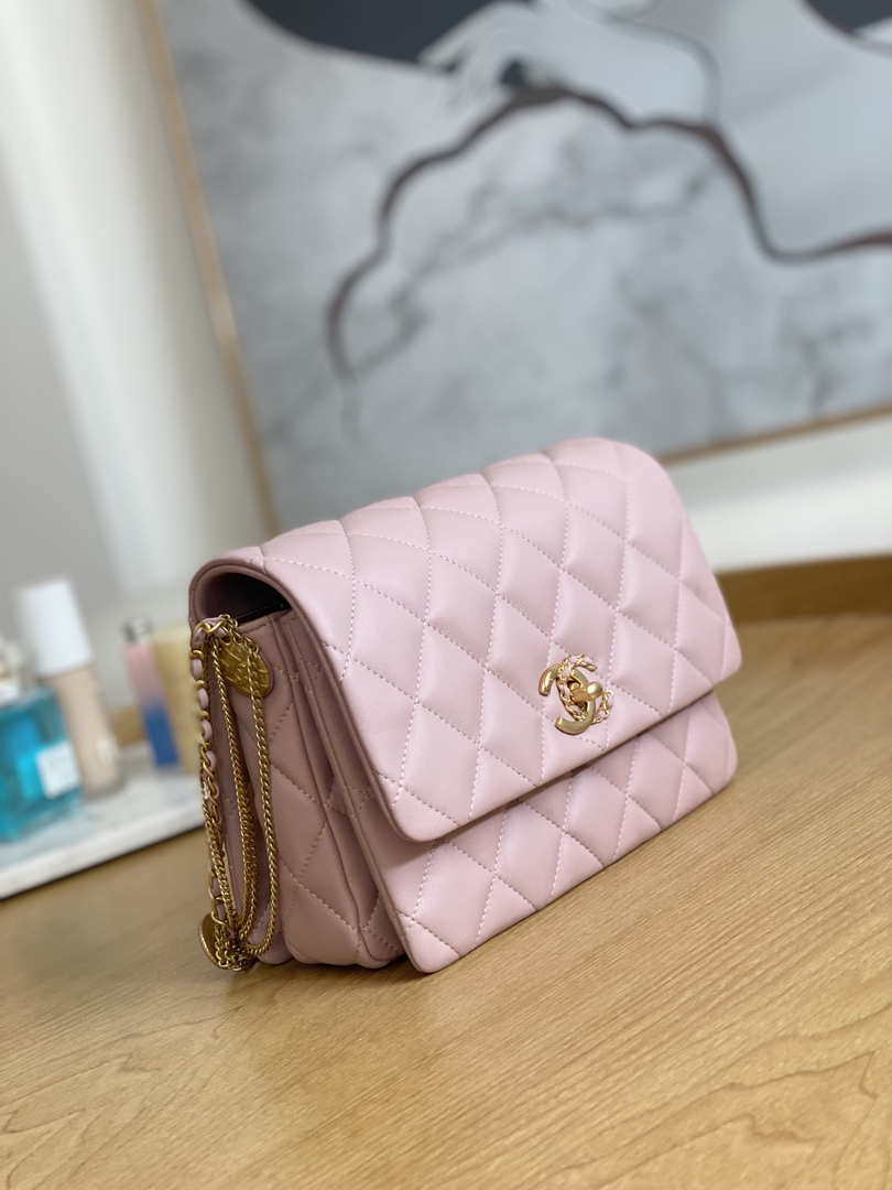 CN AS3378 MINI Flap Bag Lambskin Pink 4 chanel as3378 mini flap bag lambskin pink 004 luxibags.ru .jpg