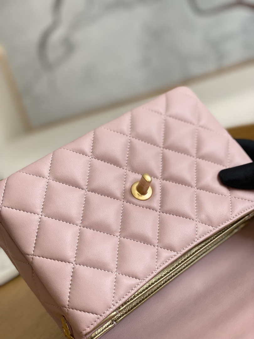 CN AS3378 MINI Flap Bag Lambskin Pink 8 chanel as3378 mini flap bag lambskin pink 008 luxibags.ru .jpg
