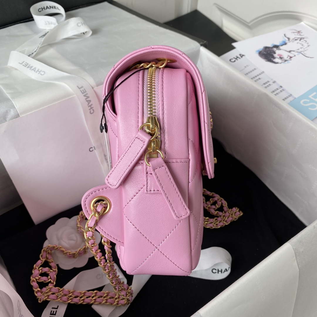 CN AS3384 Backpack Chain bag lambskin Pink 5 chanel as3384 backpack chain bag lambskin pink 005 luxibags.ru .jpg
