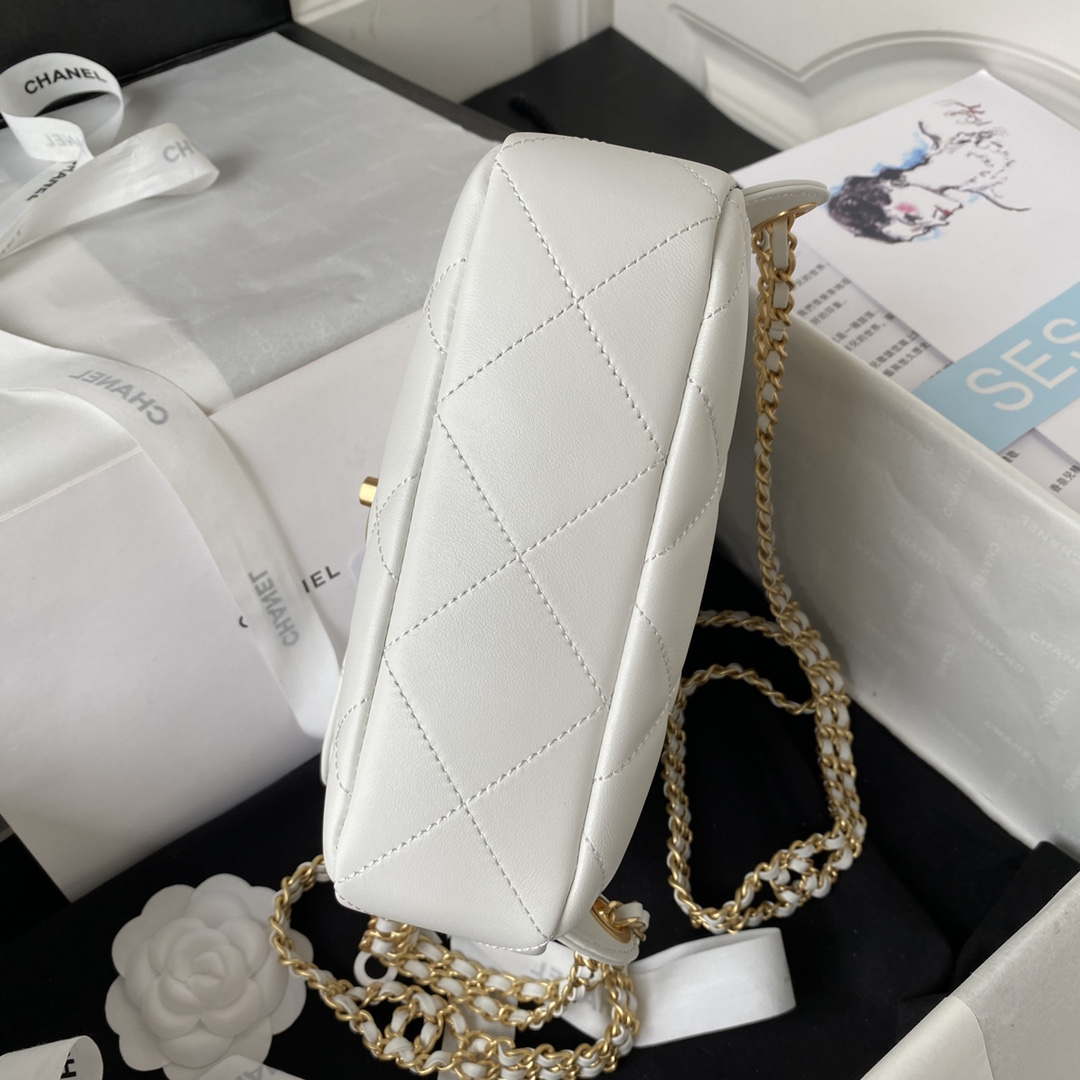 CN AS3384 Backpack Chain bag lambskin White 6 chanel as3384 backpack chain bag lambskin white 006 luxibags.ru .jpg