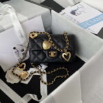 chanel as3456 mini flap bag lambskin gold tone metal black 001 luxibags.ru .jpg