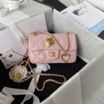 chanel as3456 mini flap bag lambskin gold tone metal pink 001 luxibags.ru .jpg