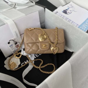 chanel as3456 mini flap bag lambskin gold tone metal pink 010 luxibags.ru .jpg