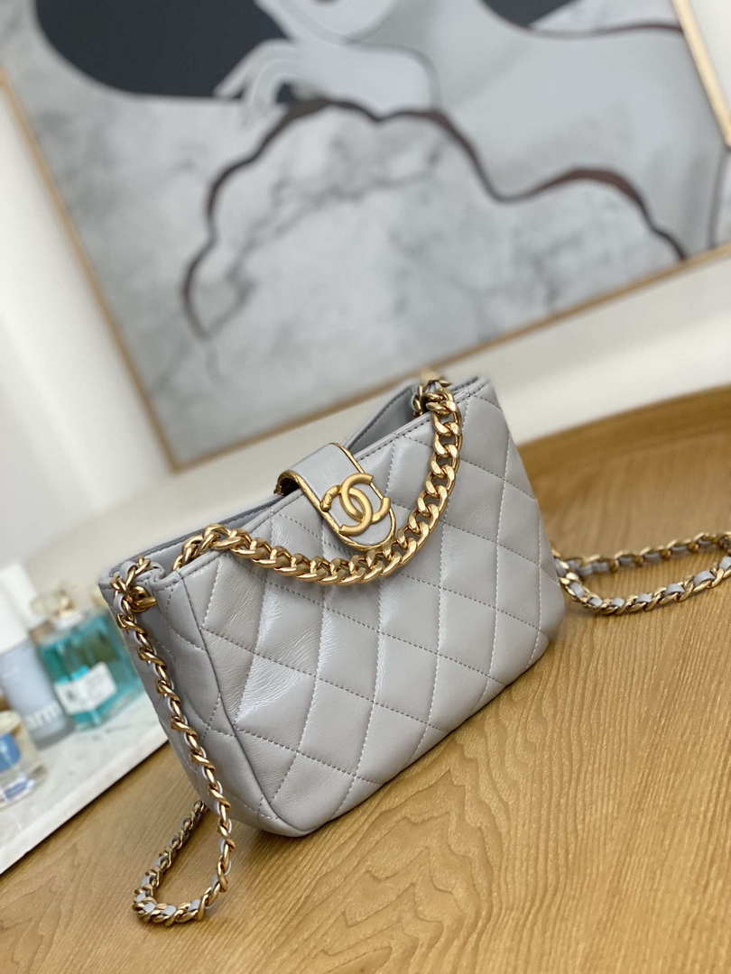 CN AS3476 HOBO Handbag Lambskin & Gold-Tone Metal Light Gray 3 chanel as3476 hobo handbag lambskin gold tone metal 012 luxibags.ru .jpg