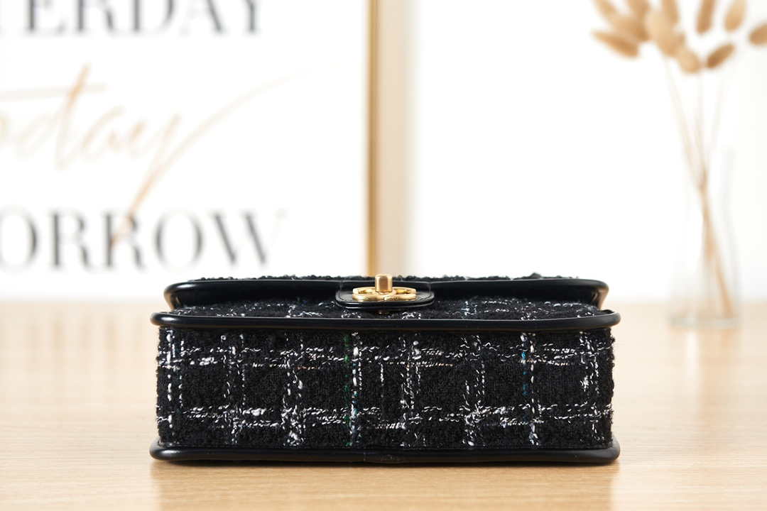 CN AS3653 Small Flap Bag with Top Handle Wool Tweed & Gold-Tone Metal Black and White 6 chanel as3653 small flap bag with top handle wool tweed gold tone metal black and white 006 luxibags.ru .jpg