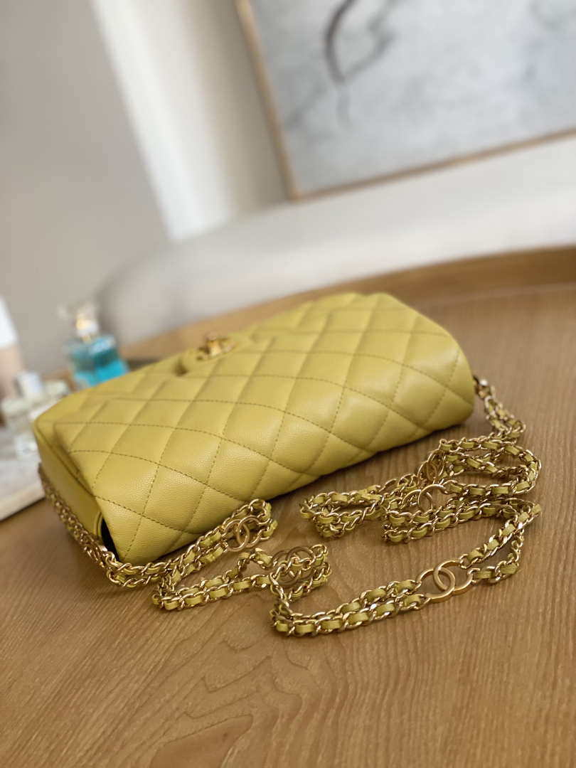 CN AS3777 Flap Bag Grained Calfskin & Gold-Tone Metal Yellow 5 chanel as3777 flap bag grained calfskin gold tone metal yellow 005 luxibags.ru .jpg