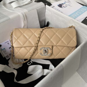 chanel as3791 flap bag lambskin apricot 001 luxibags.ru .jpg