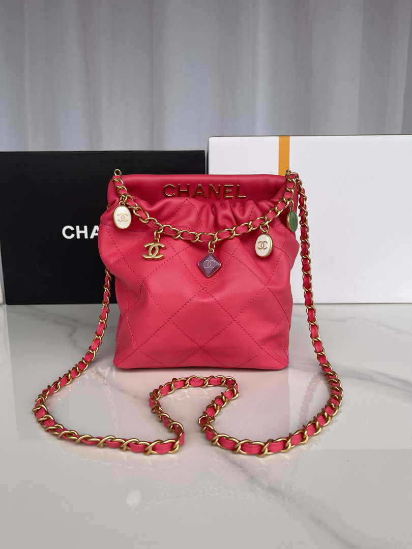 CN AS3793 Small Bucket Bag Lambskin Resin & Gold-Tone Metal Red 1 chanel as3793 small bucket bag lambskin resin gold tone metal red 001 luxibags.ru .jpg