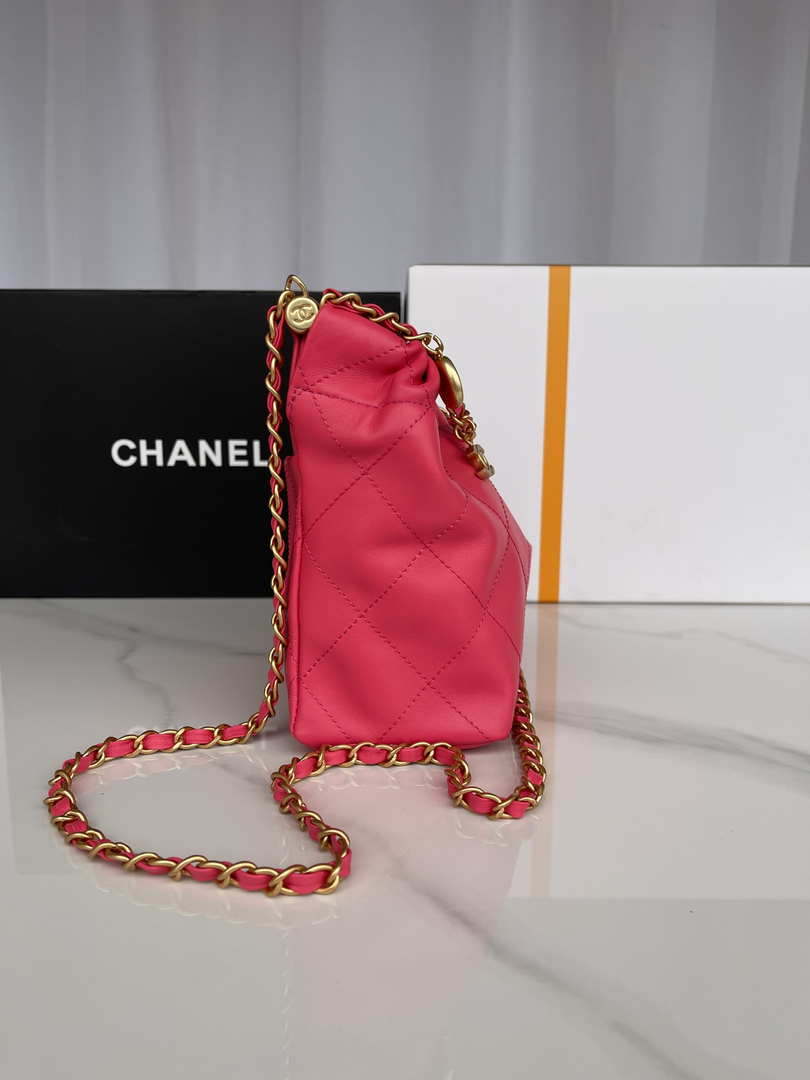 CN AS3793 Small Bucket Bag Lambskin Resin & Gold-Tone Metal Red 2 chanel as3793 small bucket bag lambskin resin gold tone metal red 002 luxibags.ru .jpg