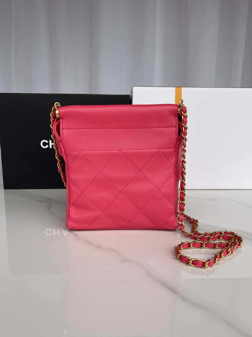 CN AS3793 Small Bucket Bag Lambskin Resin & Gold-Tone Metal Red 3 chanel as3793 small bucket bag lambskin resin gold tone metal red 003 luxibags.ru .jpg