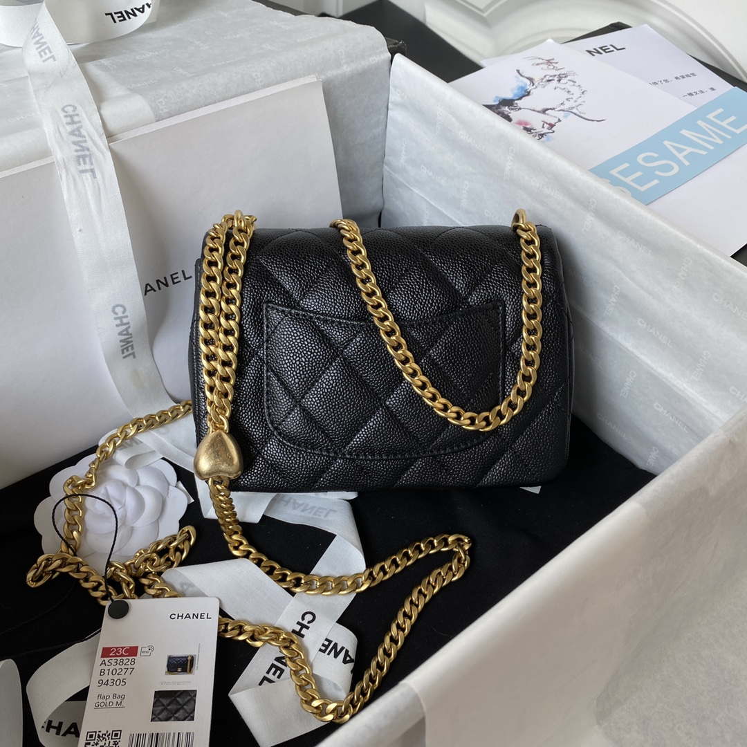 CN AS3828 Mini Flap Chain Bag Black Calfskin Gold 2 chanel as3828 mini flap chain bag black calfskin gold 002 luxibags.ru .jpg
