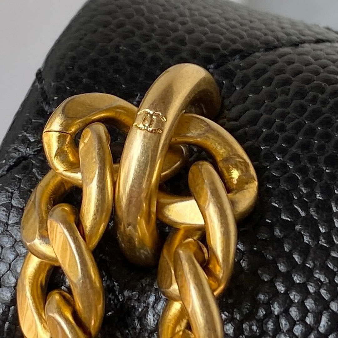 CN AS3828 Mini Flap Chain Bag Black Calfskin Gold 6 chanel as3828 mini flap chain bag black calfskin gold 006 luxibags.ru .jpg