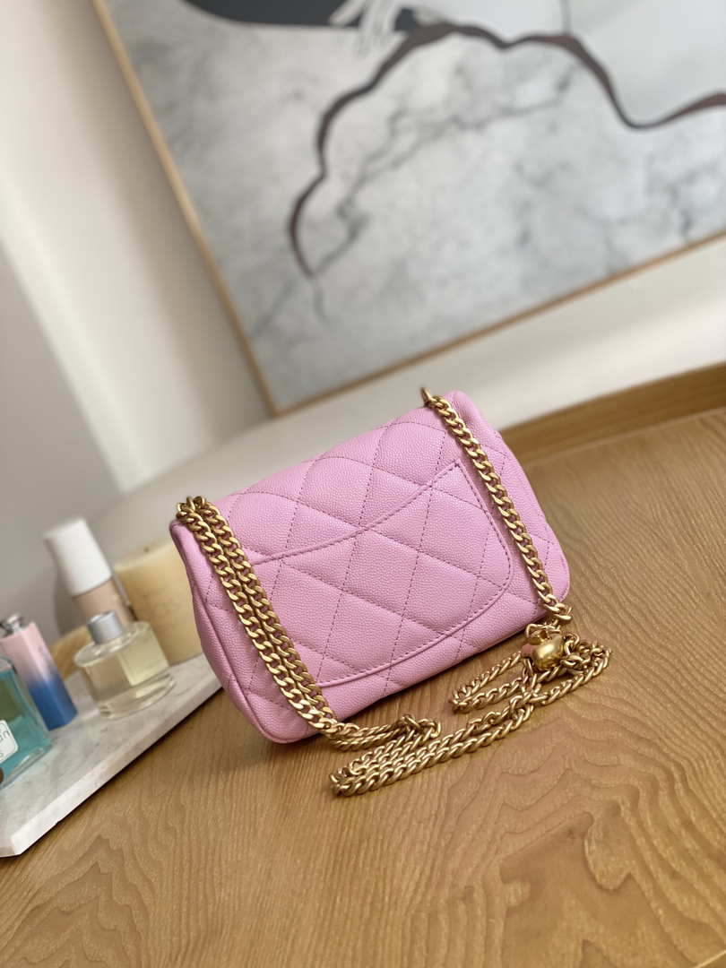 CN AS3829 Mini Flap Chain Bag Light Pink Calfskin Gold 2 chanel as3829 mini flap chain bag light pink calfskin gold 002 luxibags.ru .jpg