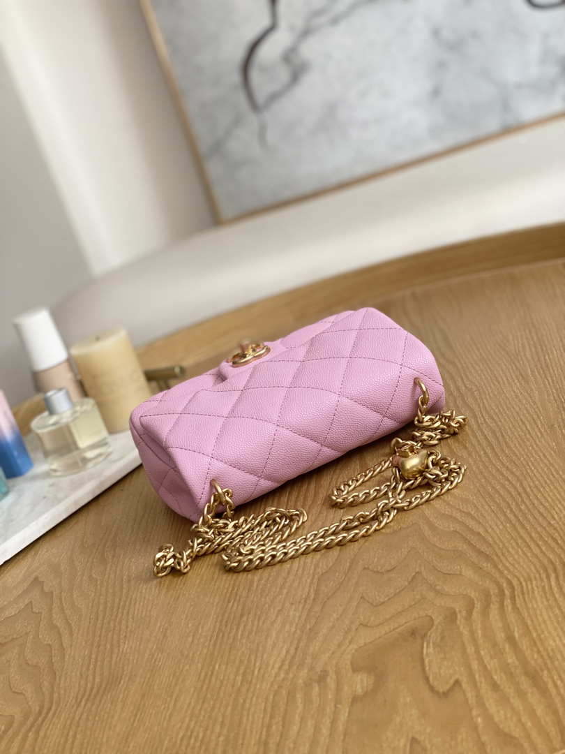 CN AS3829 Mini Flap Chain Bag Light Pink Calfskin Gold 4 chanel as3829 mini flap chain bag light pink calfskin gold 004 luxibags.ru .jpg