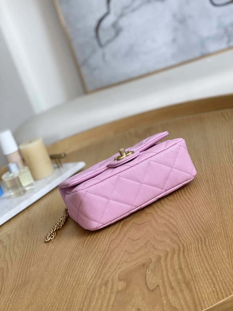 CN AS3829 Mini Flap Chain Bag Light Pink Calfskin Gold 5 chanel as3829 mini flap chain bag light pink calfskin gold 005 luxibags.ru .jpg