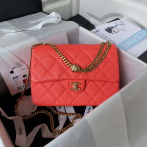 chanel as3829 mini flap chain bag red calfskin gold 001 luxibags.ru .jpg
