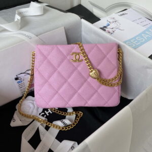 chanel as3830 small hobo handbag pink calfskin gold 001 luxibags.ru .jpg