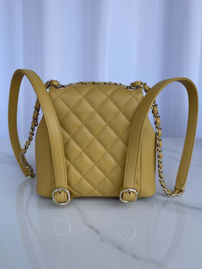 CN AS3860 Backpack Shiny Lambskin Gold Yellow 3 chanel as3860 backpack shiny lambskin gold yellow 003 luxibags.ru .jpg