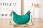 chanel as3917 clutch with chain lambskin shiny light gold metal light green 001 luxibags.ru .jpg