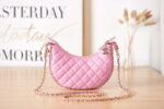 chanel as3917 clutch with chain lambskin shiny light gold metal light pink 001 luxibags.ru .jpg